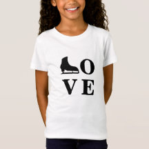 T-shirt met liefdesijs (zwart-wit)
