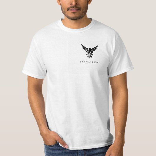 T-shirt met linker logo (Voorkant)