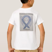 T-shirt met lint voor bewustwording van handicaps  (Achterkant)
