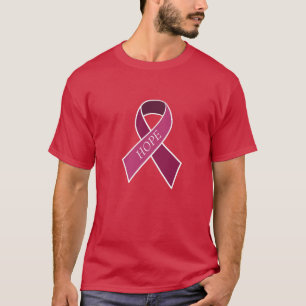 T-shirt met lint voor bewustwording van kanker in 