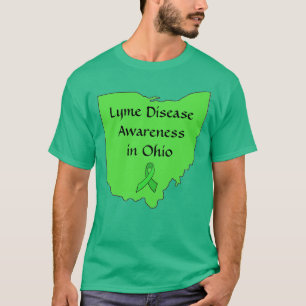 T-shirt met lint voor bewustzijn van Lyme-ziekte i