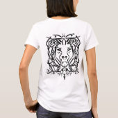 T-shirt met lionarabische kalligrafie (met gezegde (Achterkant)