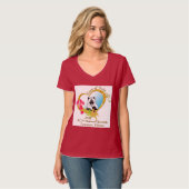 T-shirt met logo, voor Football, voor dames (Voorkant volledig)