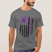 T-shirt met 'Love Doesn't Hurt'-vlag (Voorkant)