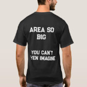 T-shirt met luchtfoto van NYC-skyline (Achterkant)