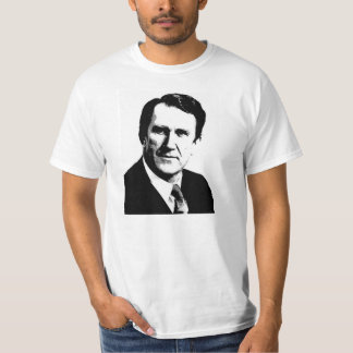 T-shirt met Malcolm Fraser Design