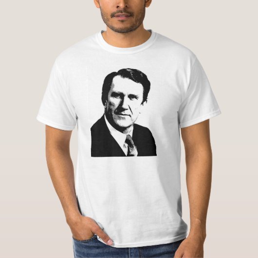 T-shirt met Malcolm Fraser Design (Voorkant)