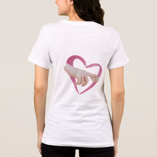 T-shirt met mama liefde (Achterkant)