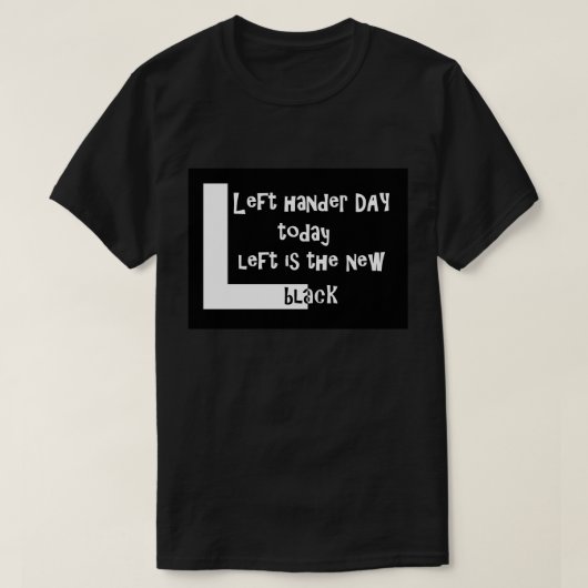 T-shirt met Mannen van de linkerhartdag (Design voorkant)