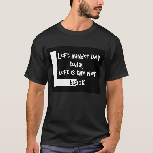 T-shirt met Mannen van de linkerhartdag (Voorkant)