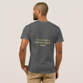 T-shirt met mechanisch hart (Achterkant volledig)