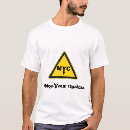 T-shirt met merk logo (Voorkant)