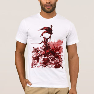 T-shirt met messentemplar