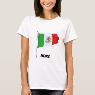 T-shirt met Mexicaanse vlag