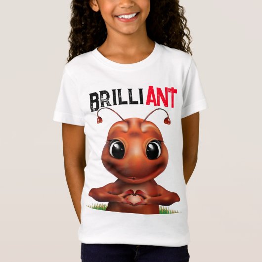 T-shirt met mier in gebarentaal (Voorkant)