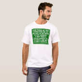 T-shirt met 'Mind Exits'-opdruk (Voorkant volledig)