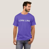 T-shirt met minimaal Core Line-logo (Voorkant volledig)