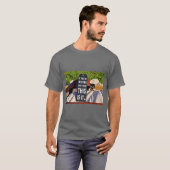 T-shirt met minimaal “Sign”-symbool (Voorkant volledig)