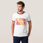 T-shirt met Mission Remission Cure voor kanker (Voorkant volledig)