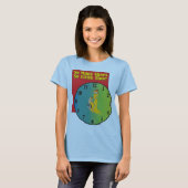 T-shirt met mode schoen (Voorkant volledig)
