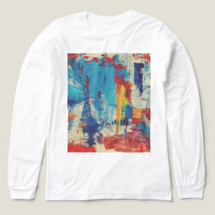 T-shirt met moderne kunst