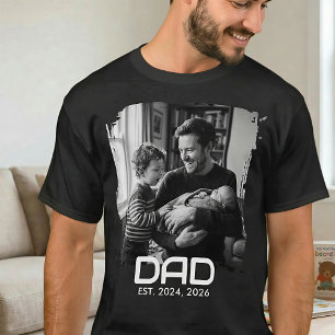 T-Shirt Met Moedige Foto Van Papa
