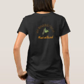 T-shirt met monarchvlinder (Achterkant)