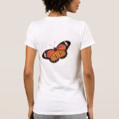 T-shirt met monarchvlinder (Achterkant)