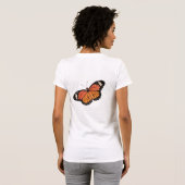T-shirt met monarchvlinder (Achterkant volledig)