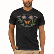 T-shirt met monarchvlinder