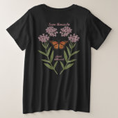 T-shirt met monarchvlinder (Design achterkant)