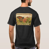 T-shirt met monarchvlinder (Achterkant)