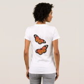 T-shirt met monoarch Butterfly (Achterkant volledig)