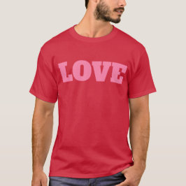 T-shirt met monogram "LOVE"