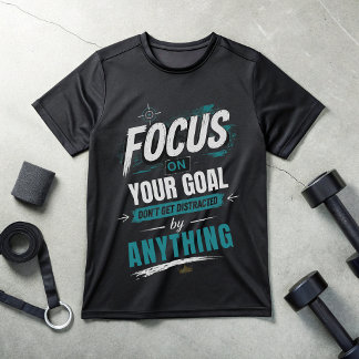 T-Shirt Met Motivatie: Focus Op Je Doel ⭐
