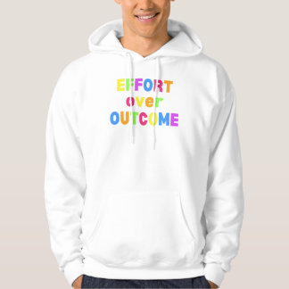 T-shirt met motivatie 'Inspanning boven resultaat'