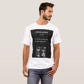 T-Shirt met Motiverende Definitie van Toewijding (Voorkant volledig)