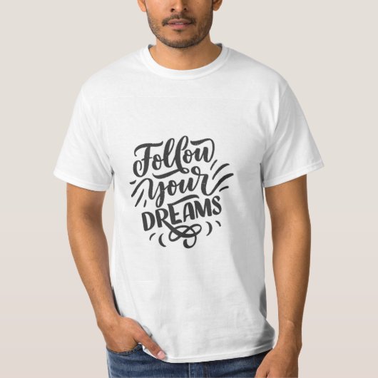 T-shirt met motiverende spreuk (Voorkant)
