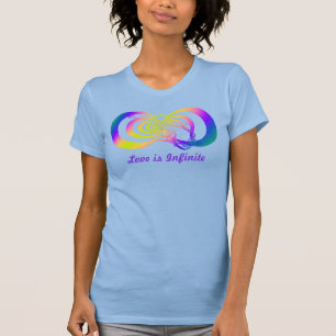 T+Shirt met multicolor geometrische oneindige ontw T-shirt