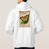T-shirt met natuur inspiratie met vlinders en bloe (Achterkant)