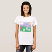 T-shirt met Natuur scène (Voorkant volledig)