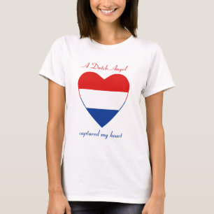 T-shirt met Nederlandse vlag en hartje