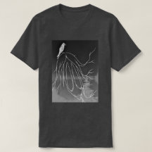 T-shirt met nevelige bossen (unisex)