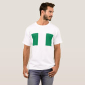 T-Shirt met Nigeriaanse vlag (Voorkant volledig)