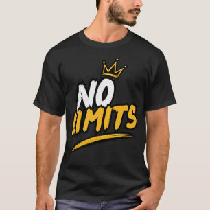 T-Shirt met 'No Limits Crown'-grafiek