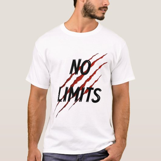 T-shirt met No Limits Tiger Claw Grafische Print – (Voorkant)