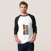 T-shirt met 'Nooit opgeven' opdruk (Voorkant volledig)