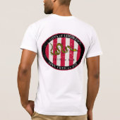 T-shirt met of zonder teken - Gepersonaliseerd (Achterkant)