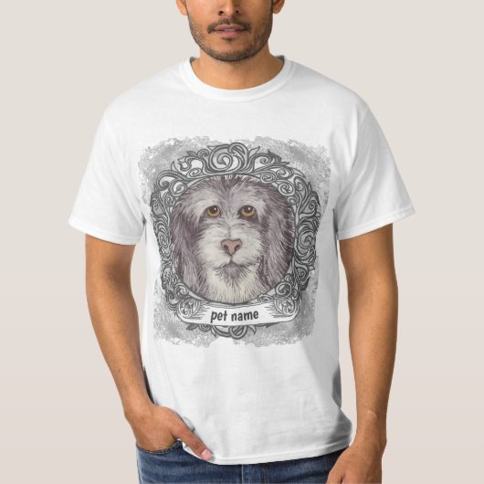 T-shirt met Old English Sheepdog (Voorkant)