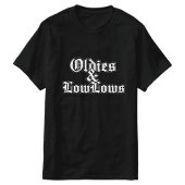 T-shirt met oldies en lage tonen